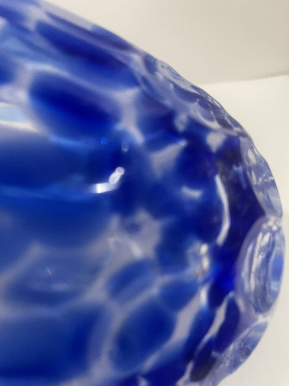 Art Glass Fragrance Diffuser Swirl Blue Decorative - Picture 10 of 16
